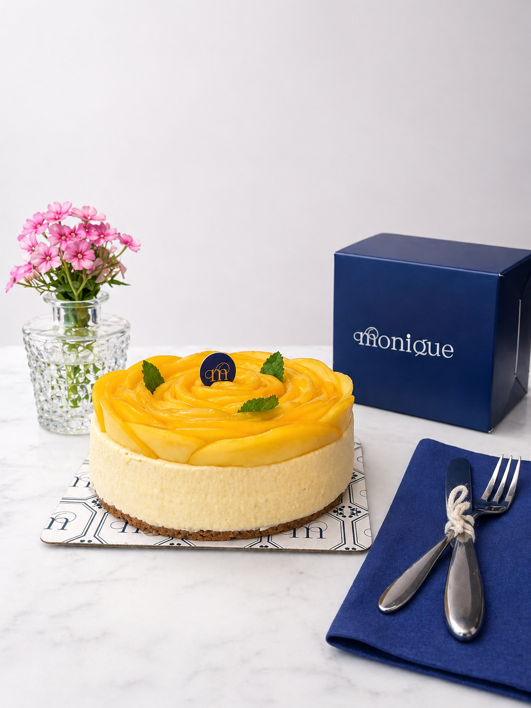 Le Cheesecake à la Mangue [Eggless]